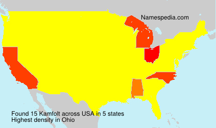 Surname Kamfolt in USA Surname Kamfolt in USA