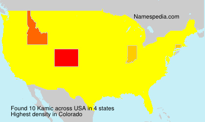 Surname Kamic in USA Surname Kamic in USA