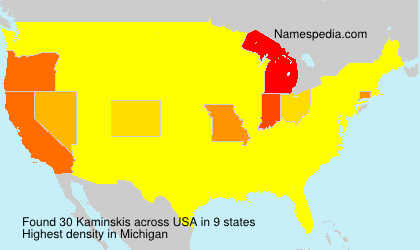 Surname Kaminskis in USA Surname Kaminskis in USA