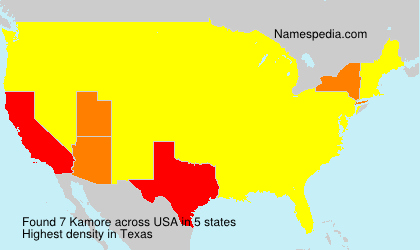 Surname Kamore in USA Surname Kamore in USA