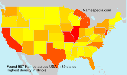 Surname Kampe in USA