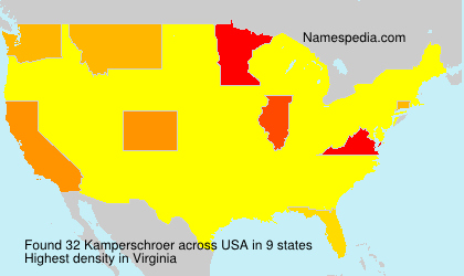 Surname Kamperschroer in USA