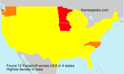 Surname Kamphoff in USA Surname Kamphoff in USA