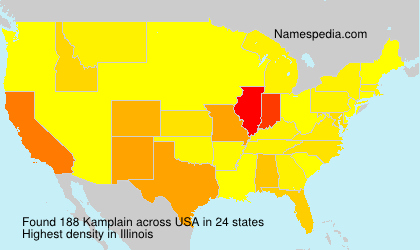 Surname Kamplain in USA Surname Kamplain in USA