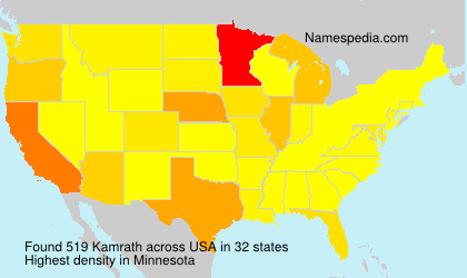 Surname Kamrath in USA Surname Kamrath in USA