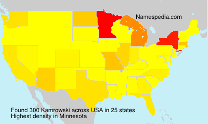 Surname Kamrowski in USA Surname Kamrowski in USA