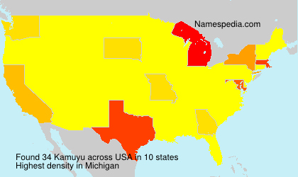 Surname Kamuyu in USA Surname Kamuyu in USA