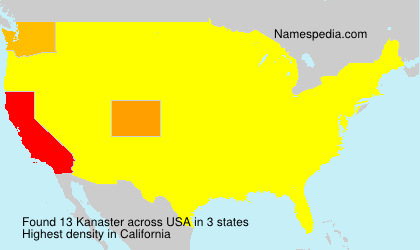 Surname Kanaster in USA Surname Kanaster in USA