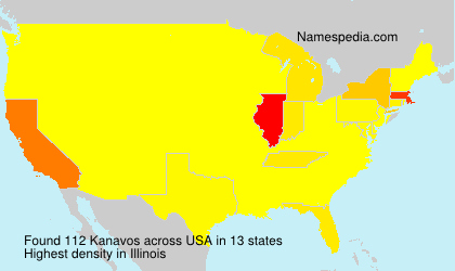 Surname Kanavos in USA Surname Kanavos in USA