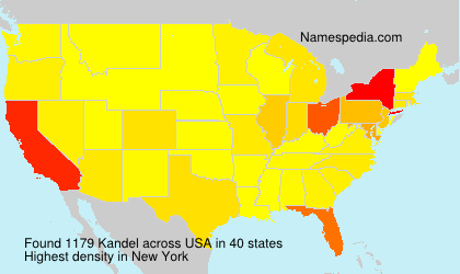 Surname Kandel in USA Surname Kandel in USA