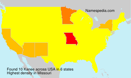 Surname Kanee in USA Surname Kanee in USA