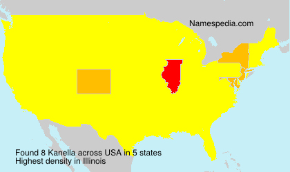 Surname Kanella in USA Surname Kanella in USA