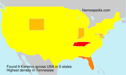 Surname Kanervo in USA Surname Kanervo in USA
