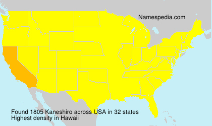 Surname Kaneshiro in USA Surname Kaneshiro in USA