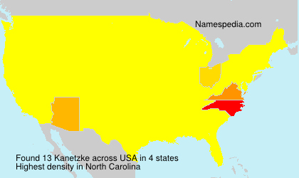 Surname Kanetzke in USA Surname Kanetzke in USA