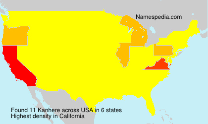 Surname Kanhere in USA Surname Kanhere in USA