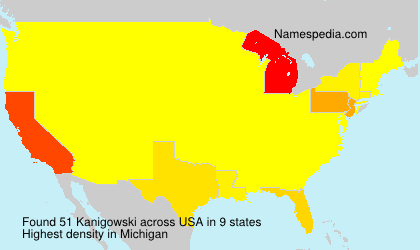 Surname Kanigowski in USA Surname Kanigowski in USA