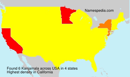 Surname Kanjamala in USA Surname Kanjamala in USA