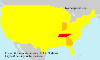 Surname Kanjanda in USA Surname Kanjanda in USA