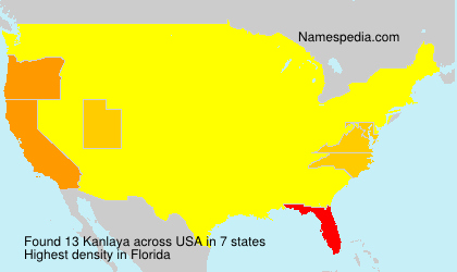 Surname Kanlaya in USA Surname Kanlaya in USA