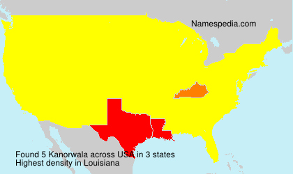Surname Kanorwala in USA Surname Kanorwala in USA