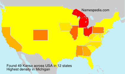 Surname Kansa in USA Surname Kansa in USA