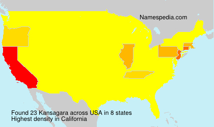 Surname Kansagara in USA Surname Kansagara in USA
