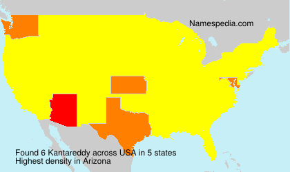 Surname Kantareddy in USA Surname Kantareddy in USA