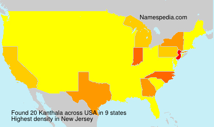 Surname Kanthala in USA Surname Kanthala in USA