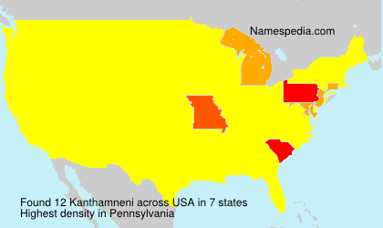 Surname Kanthamneni in USA Surname Kanthamneni in USA