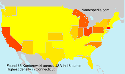 Surname Kantorowski in USA Surname Kantorowski in USA