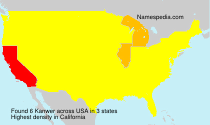 Surname Kanwer in USA Surname Kanwer in USA