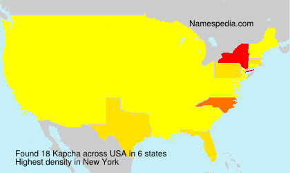 Surname Kapcha in USA Surname Kapcha in USA