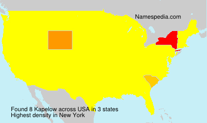 Surname Kapelow in USA Surname Kapelow in USA