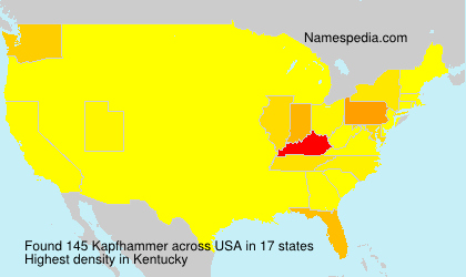 Surname Kapfhammer in USA Surname Kapfhammer in USA