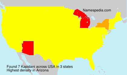 Surname Kapidani in USA Surname Kapidani in USA
