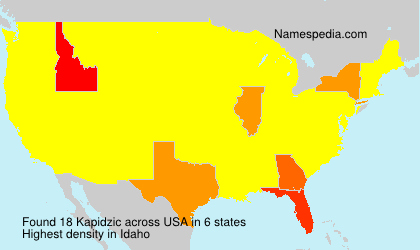 Surname Kapidzic in USA Surname Kapidzic in USA