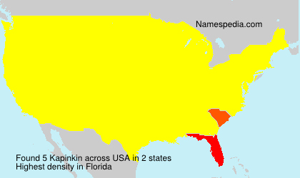 Surname Kapinkin in USA Surname Kapinkin in USA
