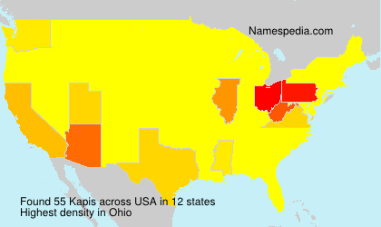 Surname Kapis in USA Surname Kapis in USA