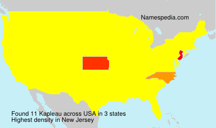 Surname Kapleau in USA Surname Kapleau in USA