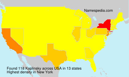 Surname Kaplinsky in USA Surname Kaplinsky in USA