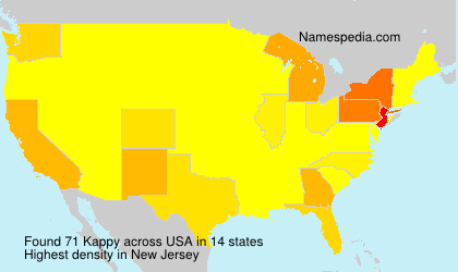 Surname Kappy in USA Surname Kappy in USA