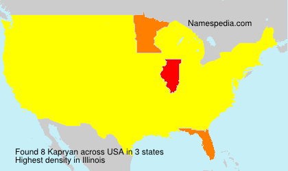 Surname Kapryan in USA Surname Kapryan in USA