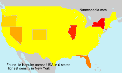 Surname Kapuler in USA Surname Kapuler in USA