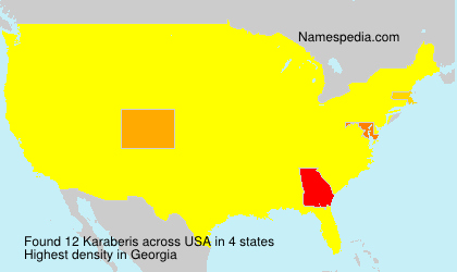 Surname Karaberis in USA Surname Karaberis in USA
