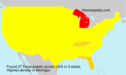 Surname Karaczewski in USA Surname Karaczewski in USA