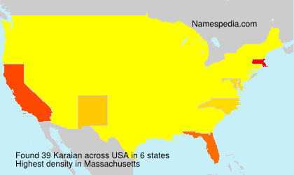 Surname Karaian in USA Surname Karaian in USA