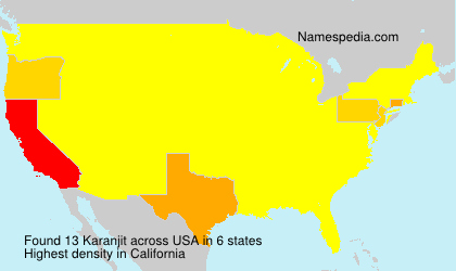 Surname Karanjit in USA Surname Karanjit in USA