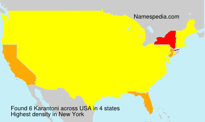 Surname Karantoni in USA Surname Karantoni in USA
