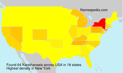 Surname Karathanasis in USA Surname Karathanasis in USA